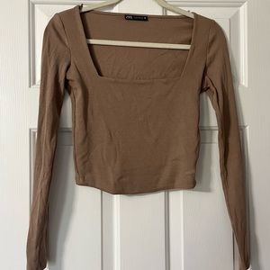 Zara top, square neck